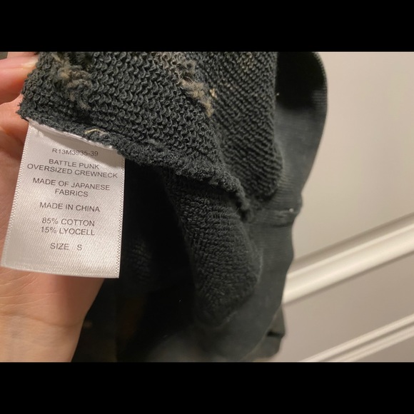 R13 oversized sweatshirt - Picture 3 of 5